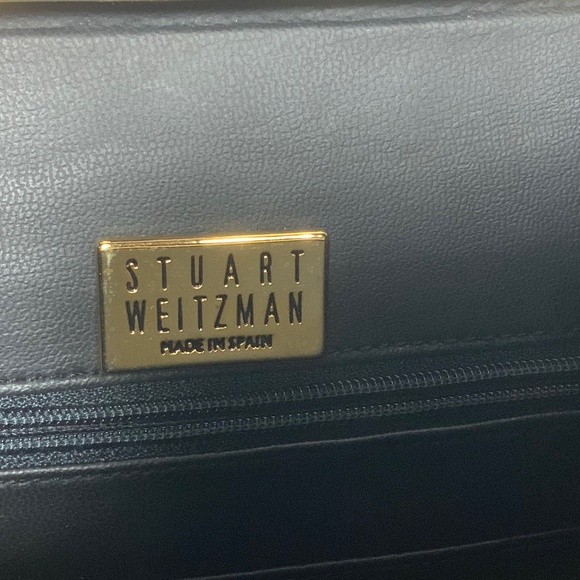 Stuart Weitzman Red Croc Frame Bag - Picture 14 of 14